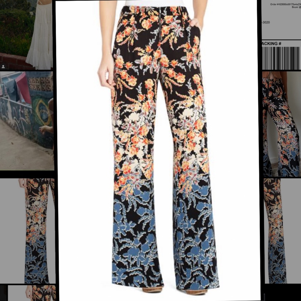 Vintage floral trousers